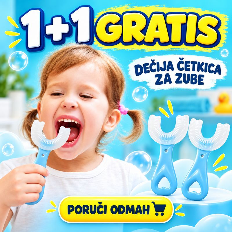Kružna četkica za zube 1 + 1